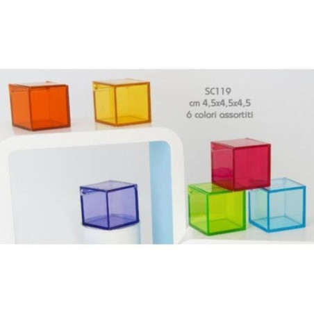 INGROSSO BOX CUBO 6 COLORI ASS 4
