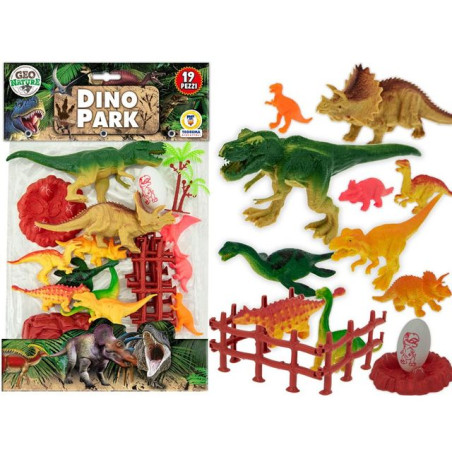 MONDO DINOSAURI 19 PEZZI EAN 8017967680192 INGROSSO BUSTE ANIMALI GIOCATTOLO