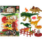 MONDO DINOSAURI 19 PEZZI EAN 8017967680192 INGROSSO BUSTE ANIMALI GIOCATTOLO