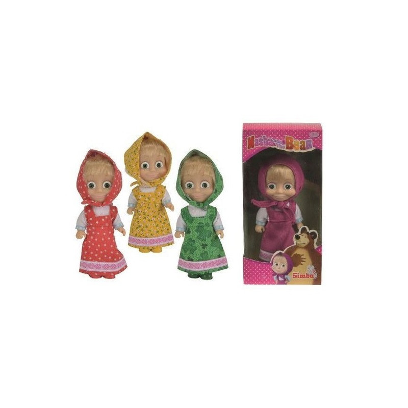 MASHA 4 ASS. 12CM +3ANNI EAN 4006592916787 INGROSSO BAMBOLE DISNEY E CARTOON