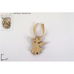 INGROSSO APPENDINI LEGNO ANGELI