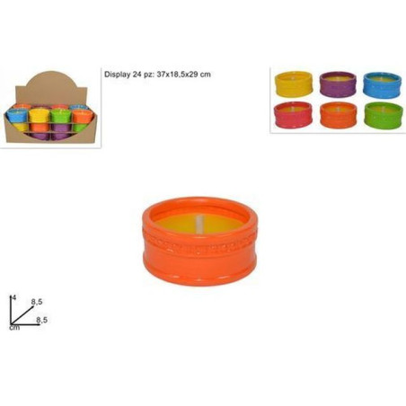 COCCIO CITRONELLA 8.8CM 6COLORI EAN 8034048265277 INGROSSO ARTICOLI CAMPEGGIO