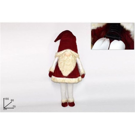GNOMO DI NATALE 155CM ROSSO EAN 8033113974526 INGROSSO PUPAZZI E GNOMI NATALIZI