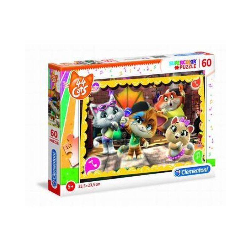 PUZZLE 60 44 GATTI - 2019 EAN 8005125260522 INGROSSO PUZZLE CLASSICI