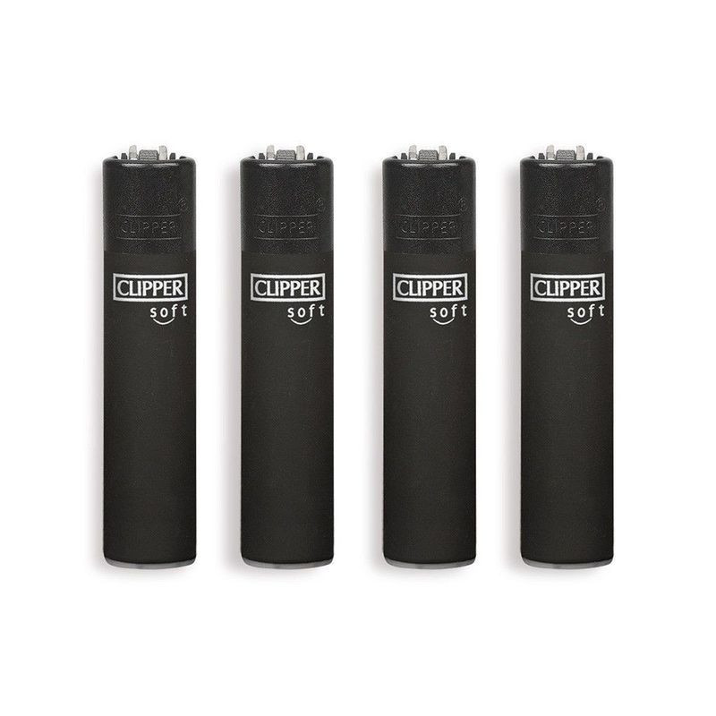 ACCENDINO CLIPPER BLACK SOFT C.48 EAN 8412765853111 INGROSSO ACCENDINI