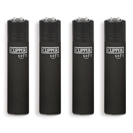 ACCENDINO CLIPPER BLACK SOFT C.48 EAN 8412765853111 INGROSSO ACCENDINI