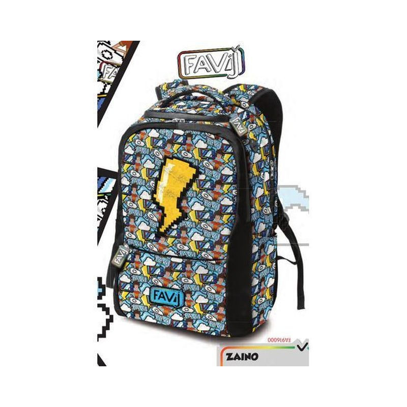 FAVIJ 18 ZAINO AMERICANO 31X42X20CM EAN 8056379053811 INGROSSO ZAINI SCUOLA