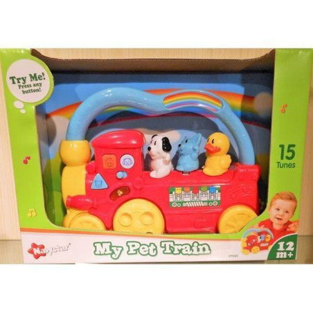 TRENO MUSICALE CON ANIMALI EAN 8010362438962 INGROSSO GIOCHI PRIMA INFANZIA