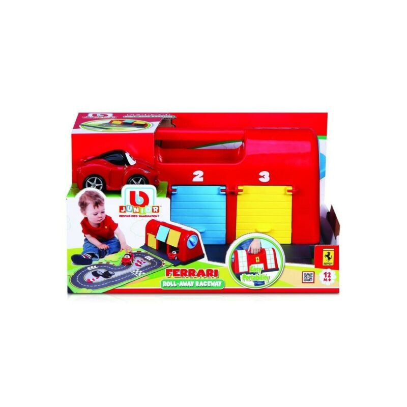 ROLL-AWAY RACERWAY FERRARI EAN 4893998888066 INGROSSO GIOCHI PRIMA INFANZIA