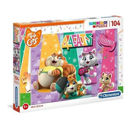 PUZZLE 104 44 GATTI - 2019 EAN 8005125272884 INGROSSO PUZZLE CLASSICI