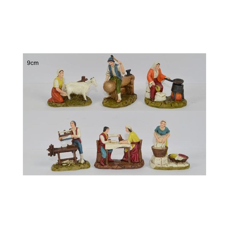 PERSONAGGIO MESTIERE 9CM 6ASS EAN 8033113403545 INGROSSO PERSONAGGI PER IL PRESEPE E ANIMALI PERSONAGGIO MESTIERE 9CM 6ASS EAN 8033113403545 INGROSSO PERSONAGGI PER IL PRESEPE E ANIMALI