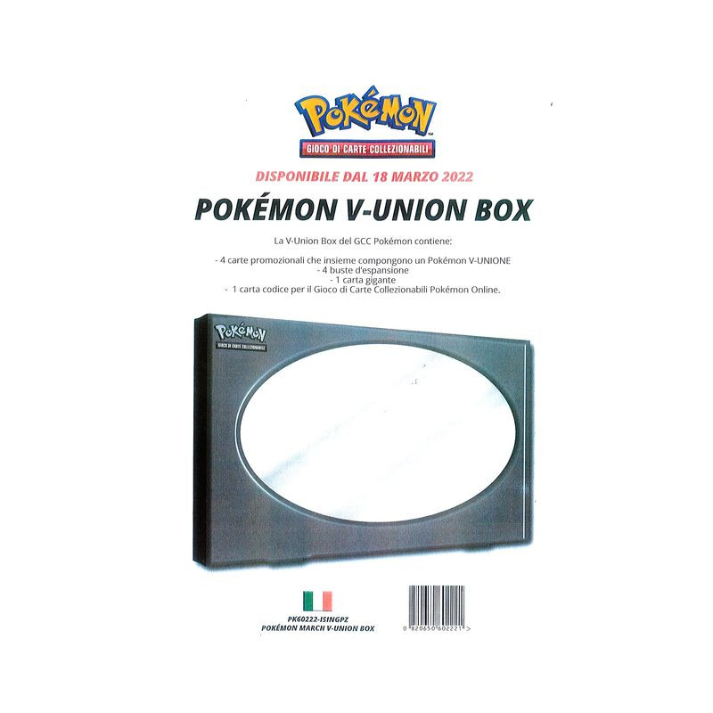 POKEMON MORPEKO V-UNION BOX EAN 0820650602221 INGROSSO GIOCHI DI CARTE