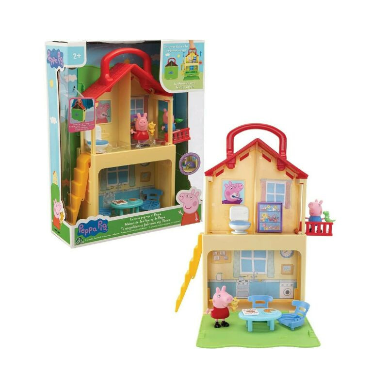 PEPPA PIG CASA POP AND PLAY EAN 8056379102045 INGROSSO SET PERSONAGGI CARTOON