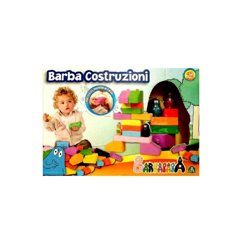 BARBA COSTRUZIONI SET PZ.20 EAN 8033836705124 INGROSSO GIOCHI PRIMA INFANZIA
