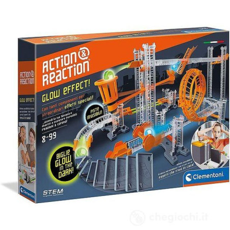 AZIONE REAZIONE GLOW EFFECT EAN 8005125192410 INGROSSO SCIENZA E GIOCO CLEMENTONI