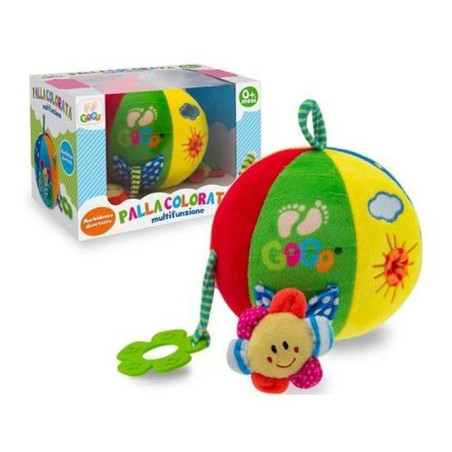 PALLA MULTICOLOR C/SONAGLIO EAN 8017967393290 INGROSSO GIOCHI PRIMA INFANZIA