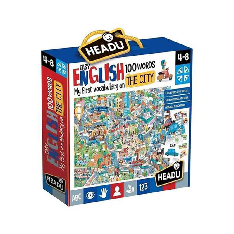 EASY ENGLISH 100 WORDS CITY EAN 8059591421000 INGROSSO GIOCHI CREATIVI