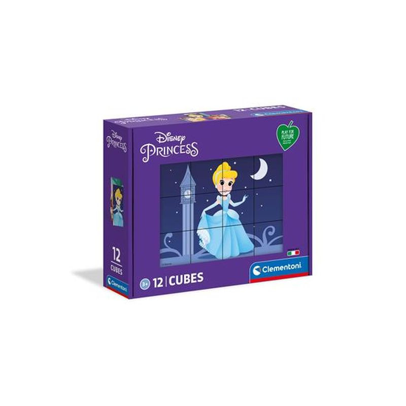CUBI 12 PFF - PRINCESS 2021 EAN 8005125450121 INGROSSO PUZZLE CLASSICI