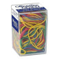 ELASTICI BARATTOLO 100 GR COL.ASS.TI EAN 8023650935807 INGROSSO ACCESSORI UFFICIO