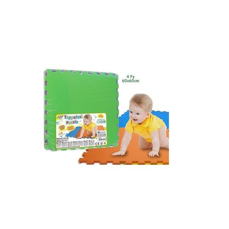 GOGO - TAPPETINI GIGANTI 4PZ EAN 8017967724650 INGROSSO GIOCHI PRIMA INFANZIA
