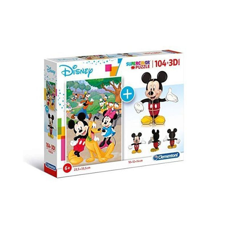 PZL 104 + 3D MODEL MICKEY EAN 8005125201570 INGROSSO PUZZLE CLASSICI
