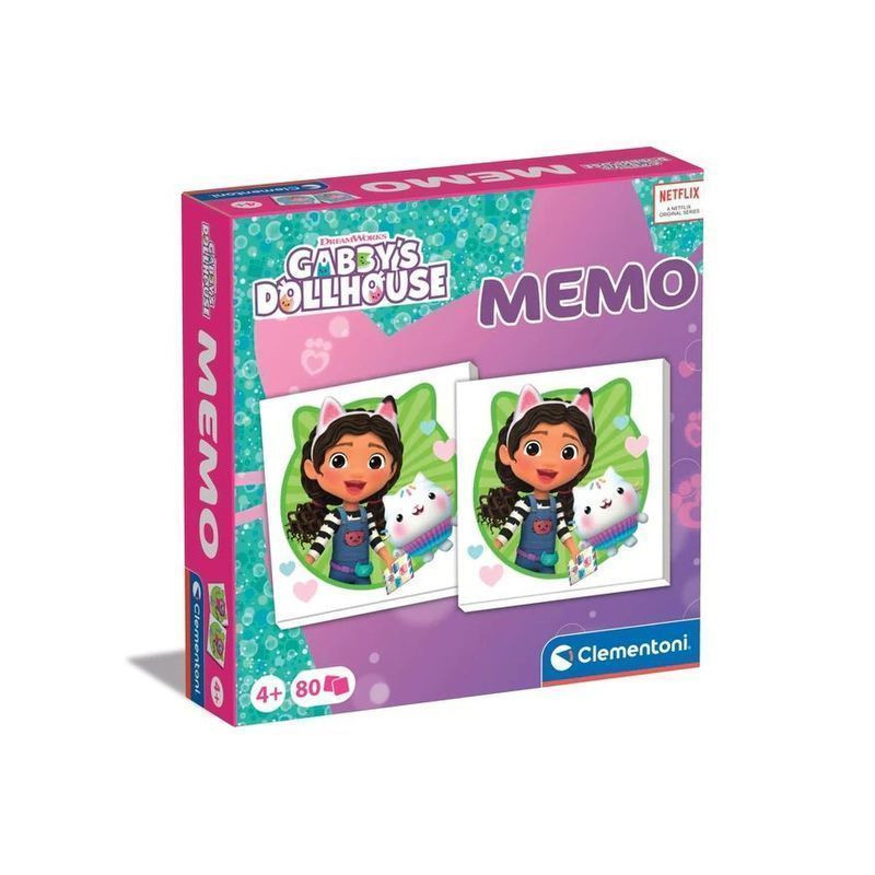 MEMO GAMES GABBY'S DOLLHOUSE EAN 800512518296 INGROSSO GIOCHI DI CARTE