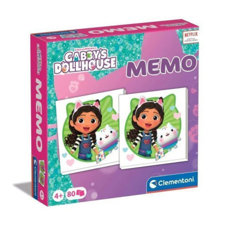 MEMO GAMES GABBY'S DOLLHOUSE EAN 800512518296 INGROSSO GIOCHI DI CARTE