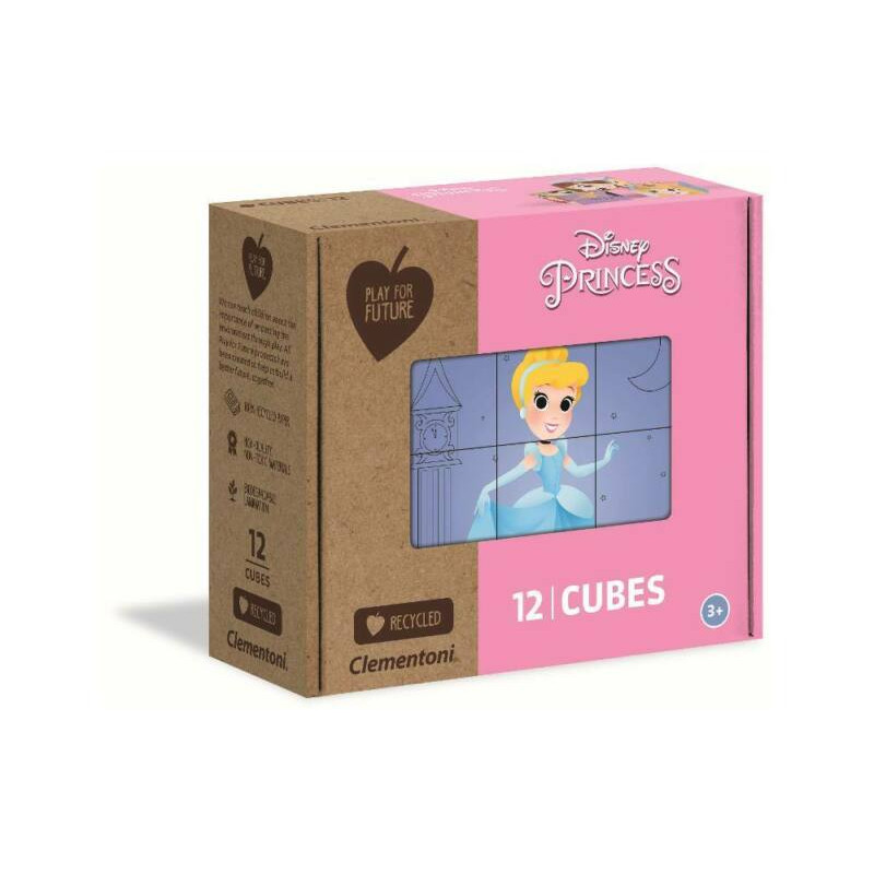 VALIGETTA 12 CUBI - PRINCESS EAN 8005125450039 INGROSSO GIOCHI PRIMA INFANZIA
