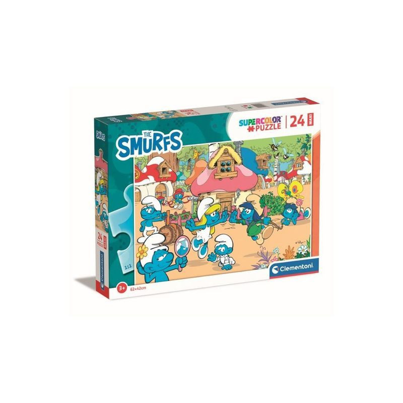 PUZZLE MAXI PZ.24 THE SMURFS EAN 8005125242481 INGROSSO PUZZLE CLASSICI