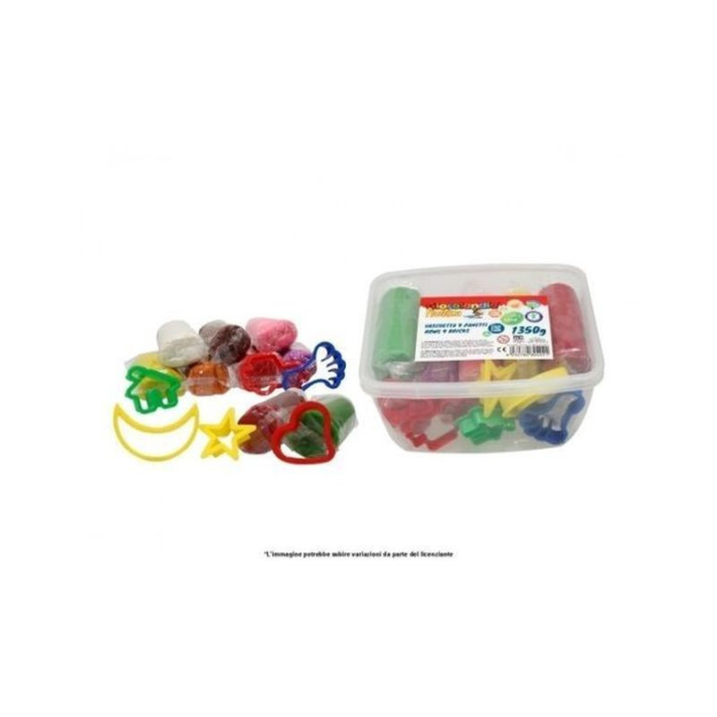 VALIGETTA CREATIVITA 1300 GR EAN 8032780804921 INGROSSO PASTA PER MODELLARE DIDO
