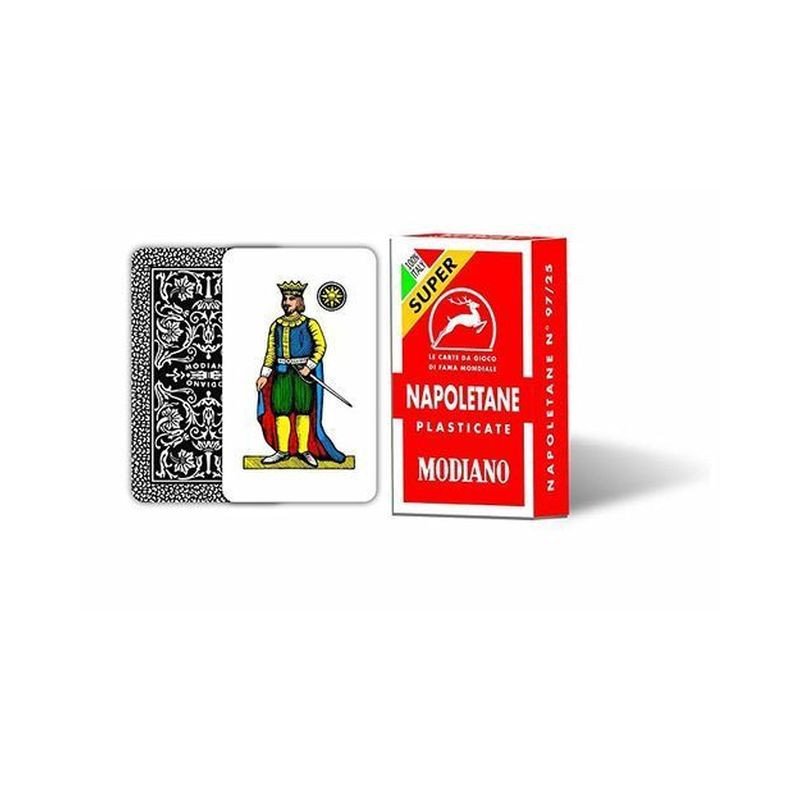 CARTE NAPOLETANE ROSSO SUPER EAN 8003080000436 INGROSSO CARTE DA GIOCO