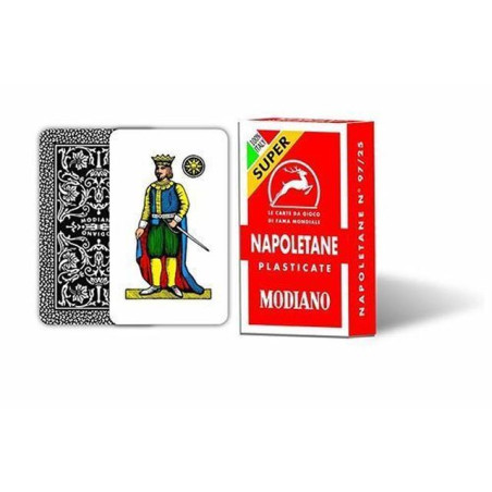CARTE NAPOLETANE ROSSO SUPER EAN 8003080000436 INGROSSO CARTE DA GIOCO