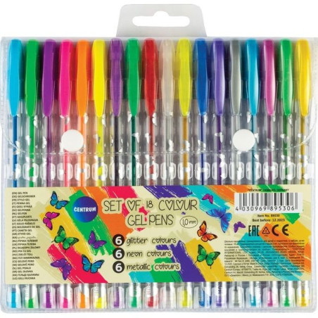 INGROSSO SET 18 PENNE METALLIC E