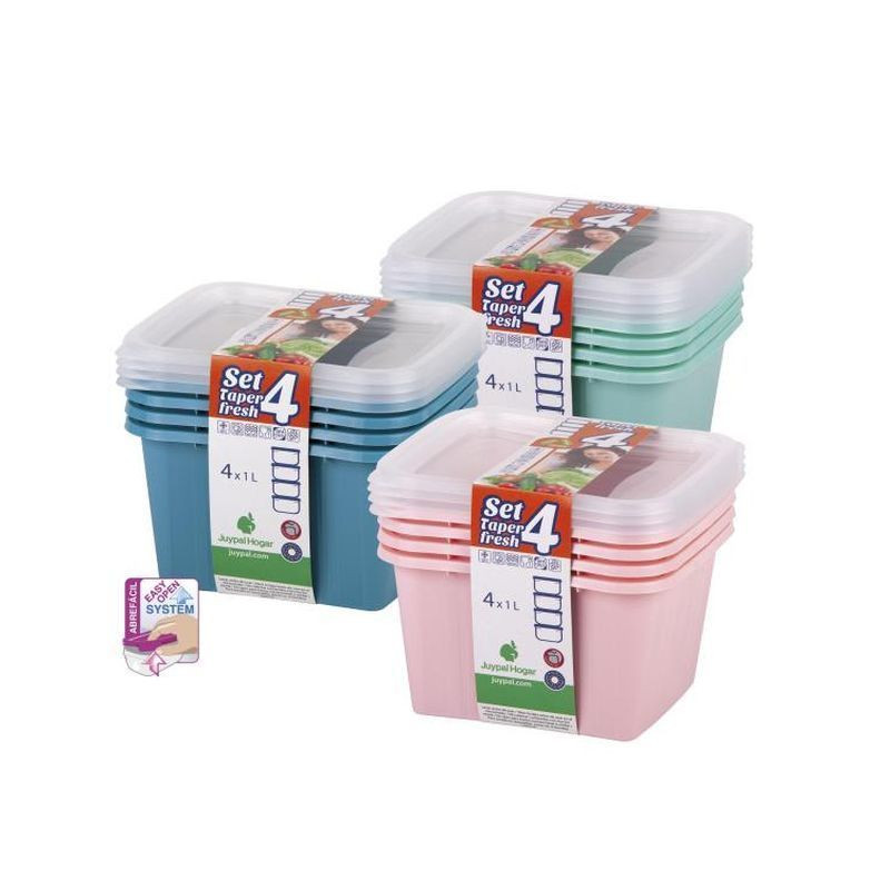CONTENITORI OVALI TAPERFRESH 4PZ LT.1 EAN 8421701267028 INGROSSO CONTENITORI PER ALIMENTI