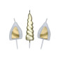 CANDELINE CM.13 SET PICKS UNICORNO EAN 8020834739909 INGROSSO CANDELE COMPLEANNO