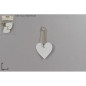 APPENDINI CUORI LEGNO 6CM 12PZ BIANCHI EAN 8034048466216 INGROSSO ARTICOLI PER DECORAZIONI