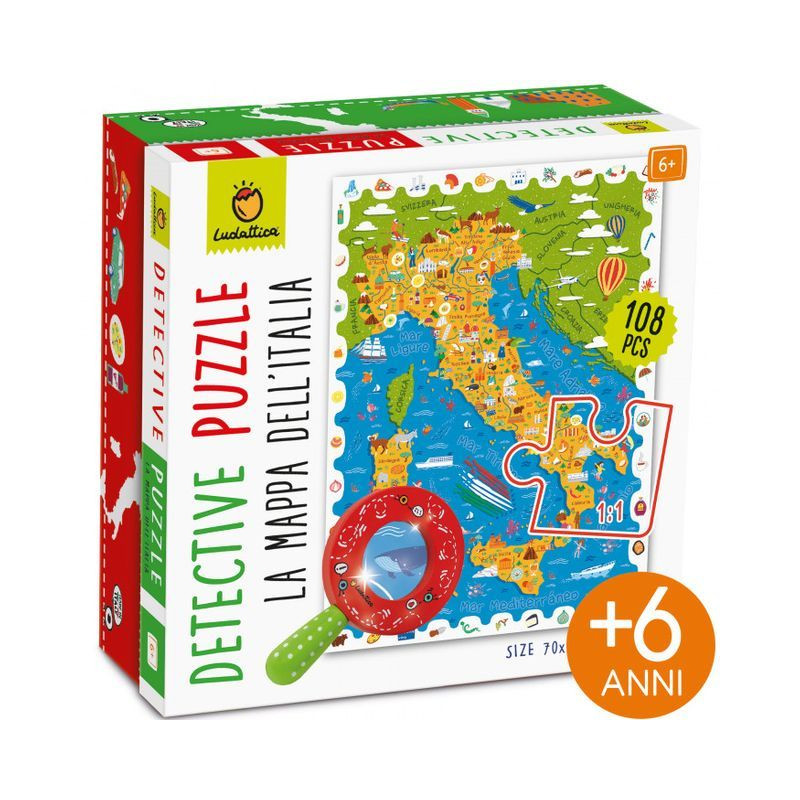 LUDATTICA DETECTIVE PUZZLE LA EAN 8057158622174 INGROSSO GIOCHI CREATIVI