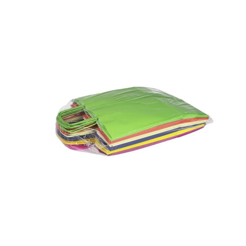 SHOPPER CARTA 27X36 CF.25 COLORI ASSO. EAN 8010598829275 INGROSSO SACCHETTI E SHOPPER NATALIZI