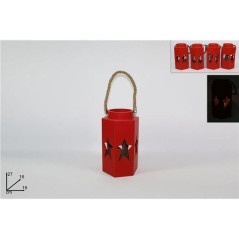 INGROSSO LANTERNA LEGNO 27 CM 4A