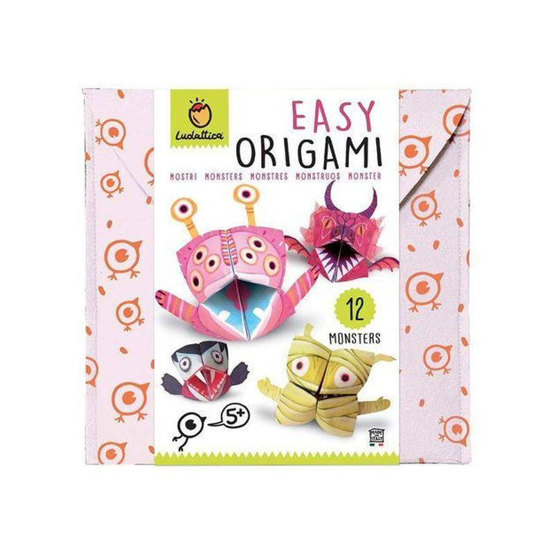 LUDATTICA EASY ORIGAMI MOSTRI EAN 8008324071050 INGROSSO GIOCHI CREATIVI