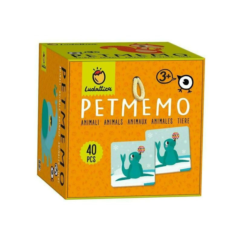 LUDATTICA PETMEMO GLI AMINALI EAN 8008324074938 INGROSSO GIOCHI DI CARTE