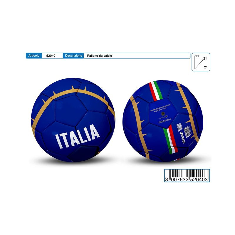 PALLONE CALCIO 5 SAMBA ITALIA EAN 8007632520403 INGROSSO PALLONI CALCIO E VOLLEY
