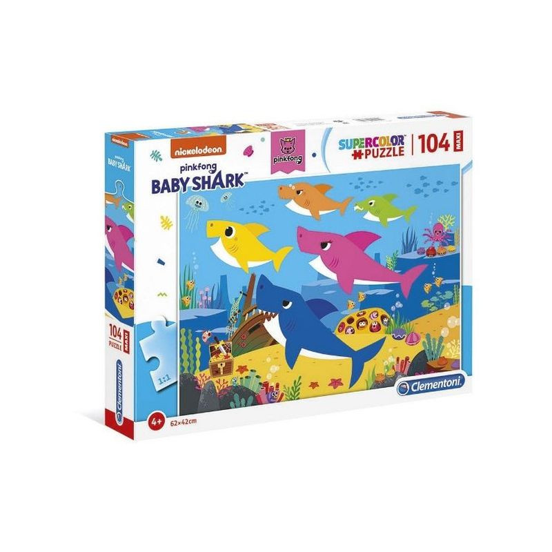 PUZZLE PZ.104 MAXI BABY SHARK EAN 8005125237517 INGROSSO PUZZLE CLASSICI