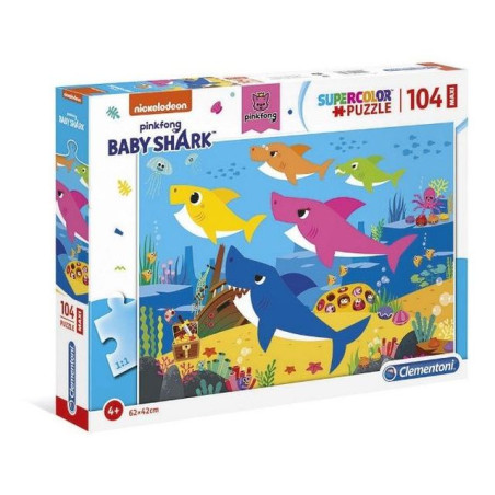 PUZZLE PZ.104 MAXI BABY SHARK EAN 8005125237517 INGROSSO PUZZLE CLASSICI