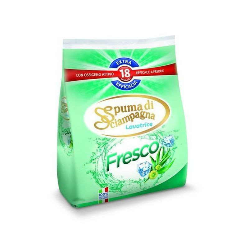 SPUMA SACCO FRESCO 18 LAV. 1.080KG - 2 EAN 8007750012002 INGROSSO DETERSIVI