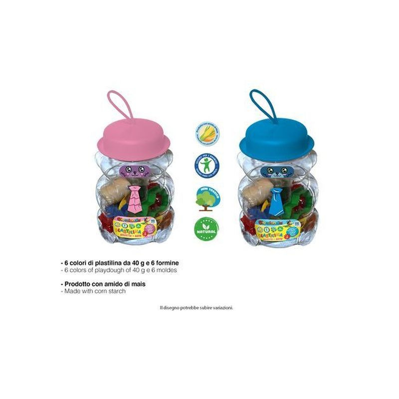 ORSACCHIOTTO PLASTILINA 240GR EAN 8032780804624 INGROSSO PASTA PER MODELLARE DIDO