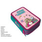 ASTUCCIO 3 ZIP CARIOCA BARBIE 13X6.5X20 EAN 8032780916372 INGROSSO ASTUCCI SCUOLA