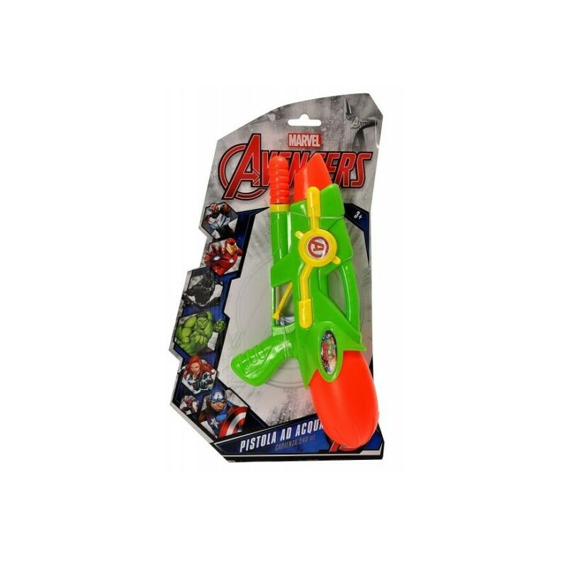 PISTOLA ACQUA AVENGERS L.30CM H.15CM EAN 8026196950020 INGROSSO PISTOLE ACQUA E SPRUZZATORI