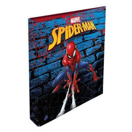 RACCOGLITORE SPIDERMAN A4 C/ANELLI 35MM EAN 8032780922908 INGROSSO COPERTINE AD ANELLI