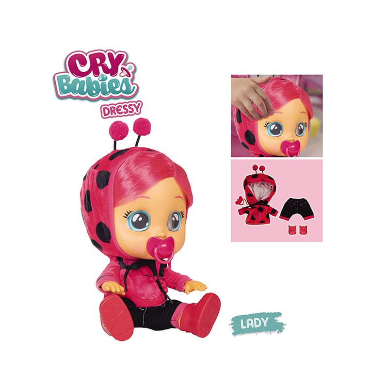 CRY BABIES DRESSY LADY EAN 8421134081468 INGROSSO BAMBOLE PUBBLICIZZATE